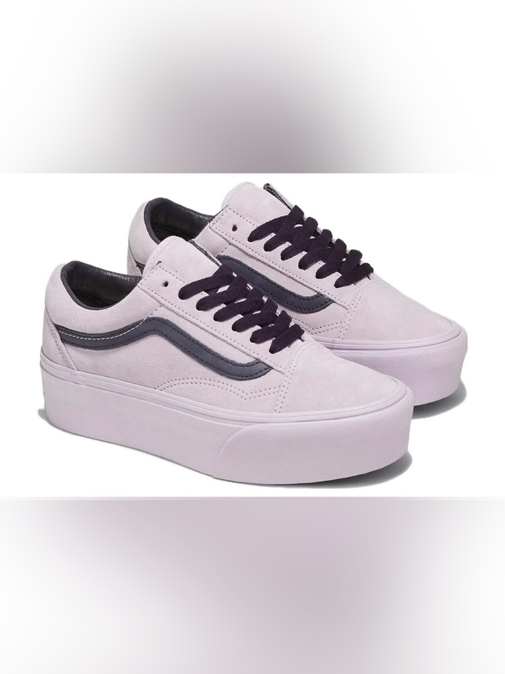 VANS Old Skool Stackform Suede Lavender NWOT